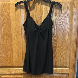 Catalina Black Sleeveless Top